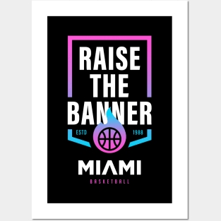 Miami Heat Playoff Championship Banner Posters and Art